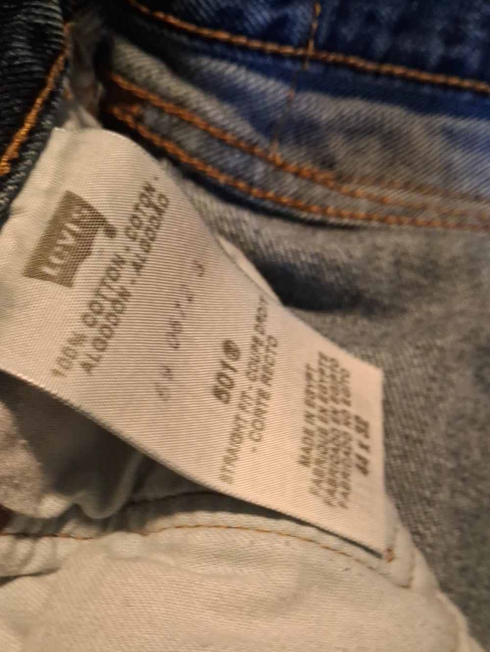 Levi's Men's Denim Bootcut Jeans - Blue with Contrast Stitching